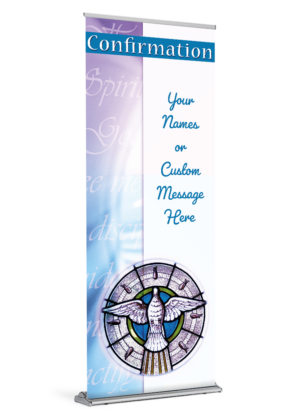 Imbued with The Holy Spirit Confirmation Customizable Banner