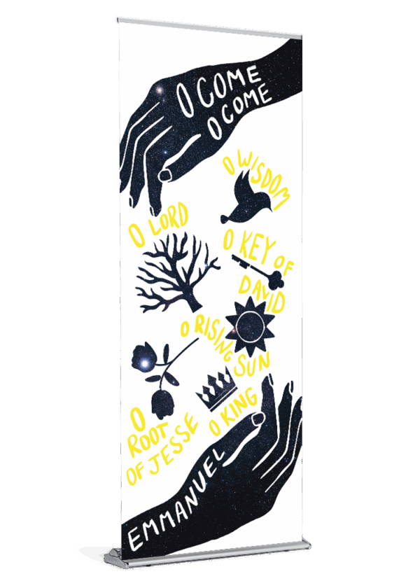 O Come O Lord <br>"O" Antiphons <br>Advent Banner