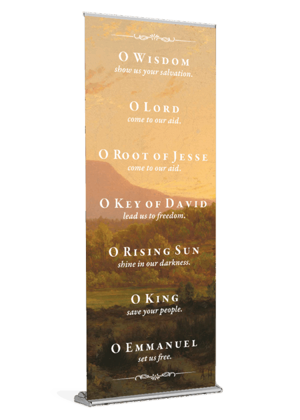 O Wisdom O Emmanuel <br>"O" Antiphons <br>Advent Banner