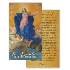 Greatness of the Lord <br>Assumption of Mary <br>Prayer Card