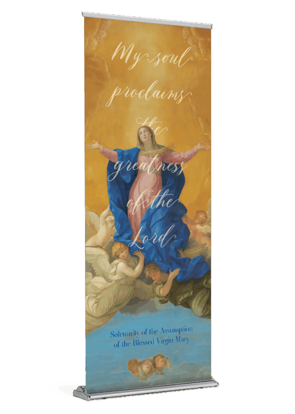Greatness of the Lord <br>Assumption of Mary <br>Banner