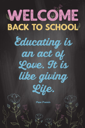 Chalkboard - Back to School - Poster