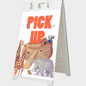 Pick Up - Noah's Ark<br>by Happy Saint Art <br>A-Frame