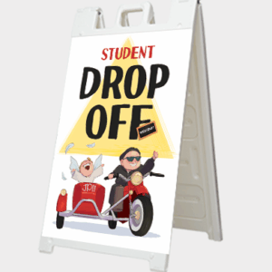 Drop Off - St John Paull II <br>by Happy Saint Art <br>A-Frame