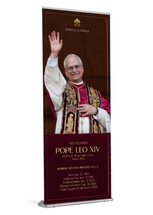Pope Leo XIV Waving - Banner
