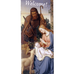 Holy Family - Welcome Banner<br>Customizable