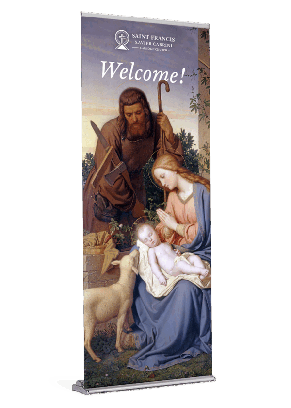 Holy Family - Welcome Banner<br>Customizable