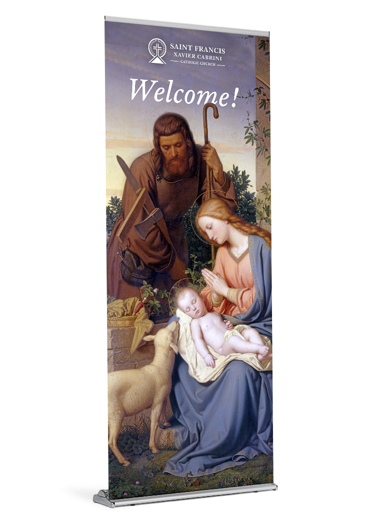 Holy Family - Welcome Banner<br>Customizable