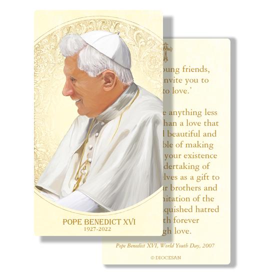 Benedict XVI Prayer Card