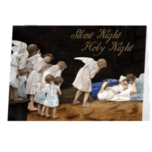 Silent Night Holy Night Greeting Card
