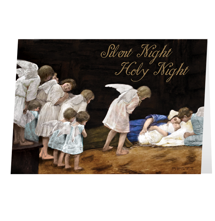 Silent Night Holy Night Greeting Card