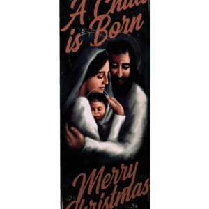 Holy Family Portrait <br>by Featured Artist <br>The Living Heart Co <br> Christmas Banner