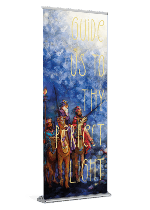 Perfect Light Banner by Catholic Artist Jen Norton