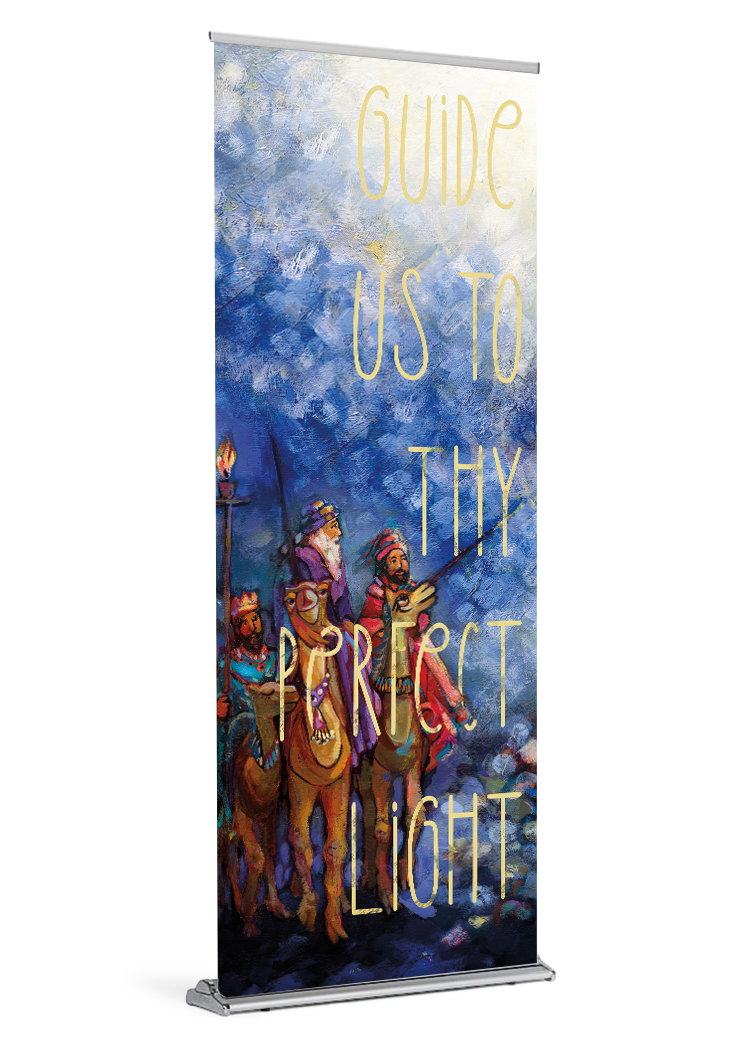 Perfect Light Banner by Catholic Artist Jen Norton