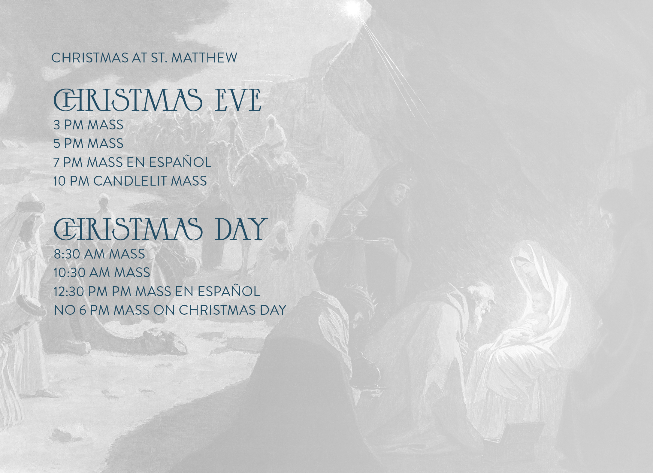 Let Us Adore Him Postcard - Image 2