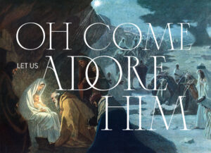 Let Us Adore Him Postcard