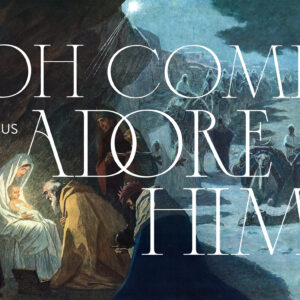 Let Us Adore Him Postcard