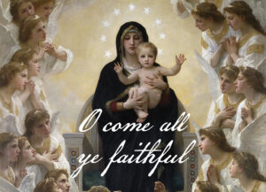 All Ye Faithful - English - Postcard