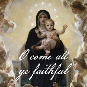 All Ye Faithful - English - Postcard