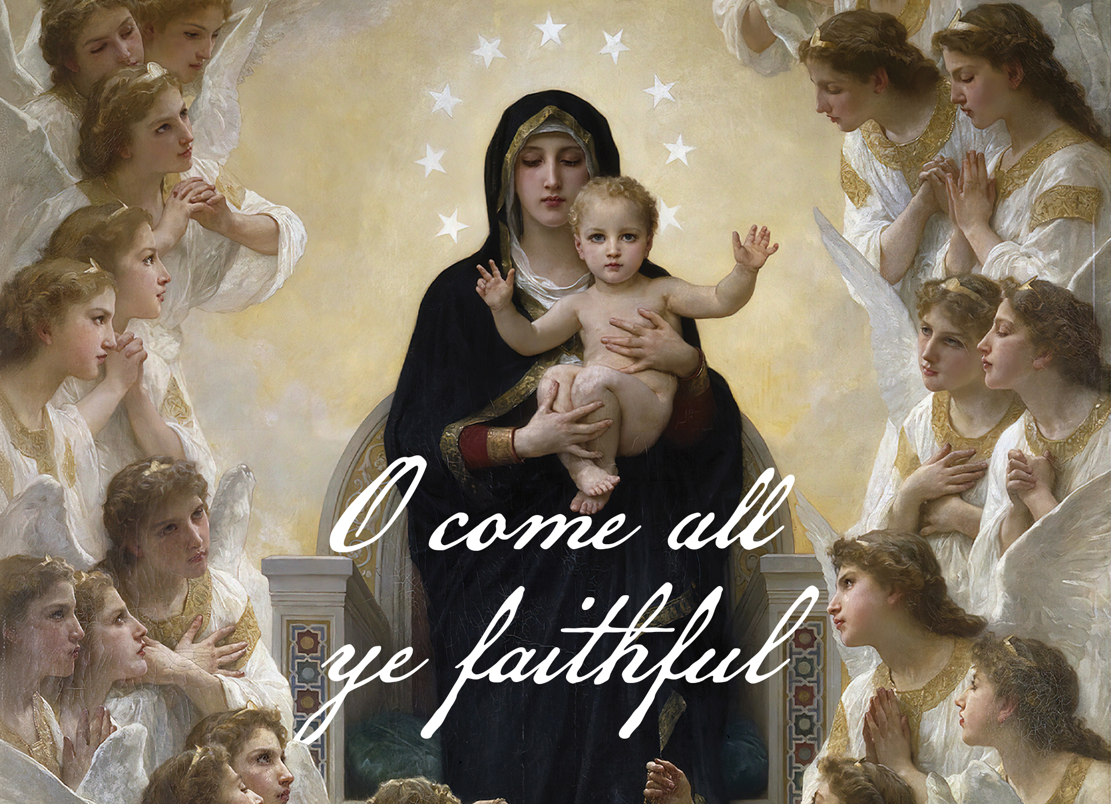 All Ye Faithful - English - Postcard