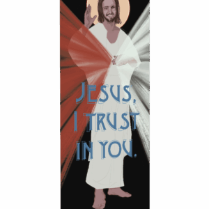 Divine Mercy Modern Painting Banner
