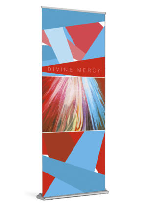 Divine Mercy Abstract Banner