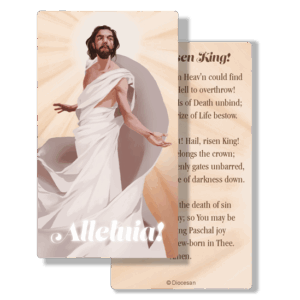 Hail the Risen King - Easter Prayer Card