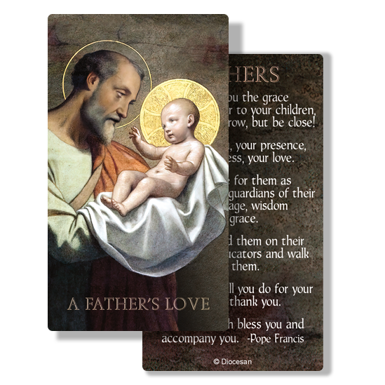 A Father's Love <br>Father's Day <br>Prayer Card