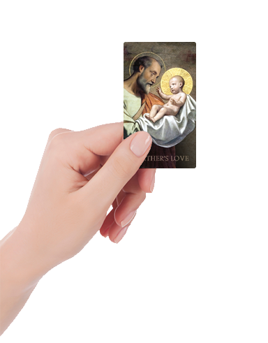 A Father's Love <br>Father's Day <br>Prayer Card - Image 2