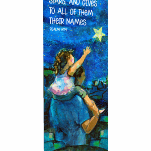 He Numbers the Stars <br>Father's Day <br>Banner by Catholic Artist Jen Norton
