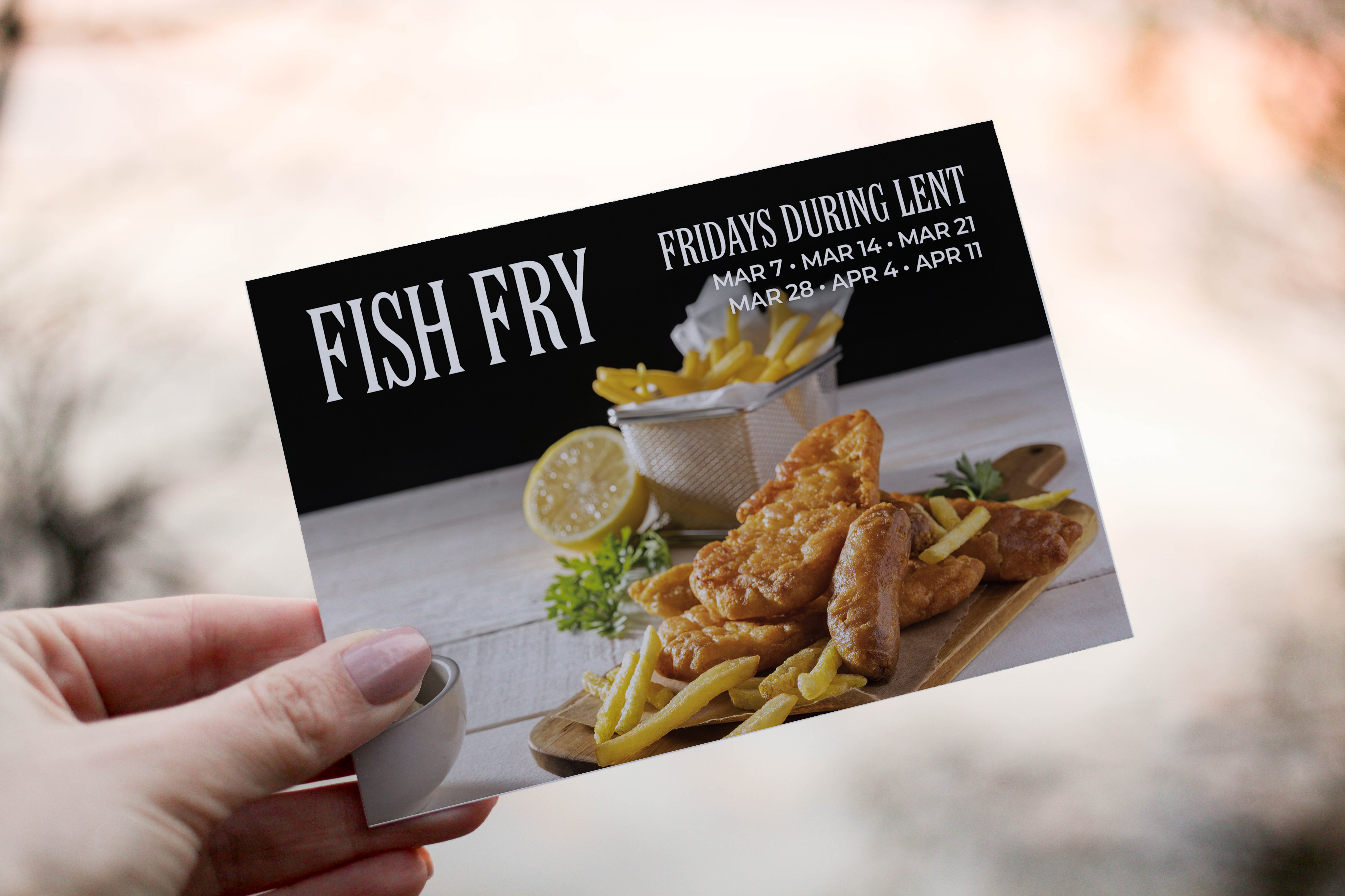 Fish and Fries - Fish Fry Postcard - Image 3