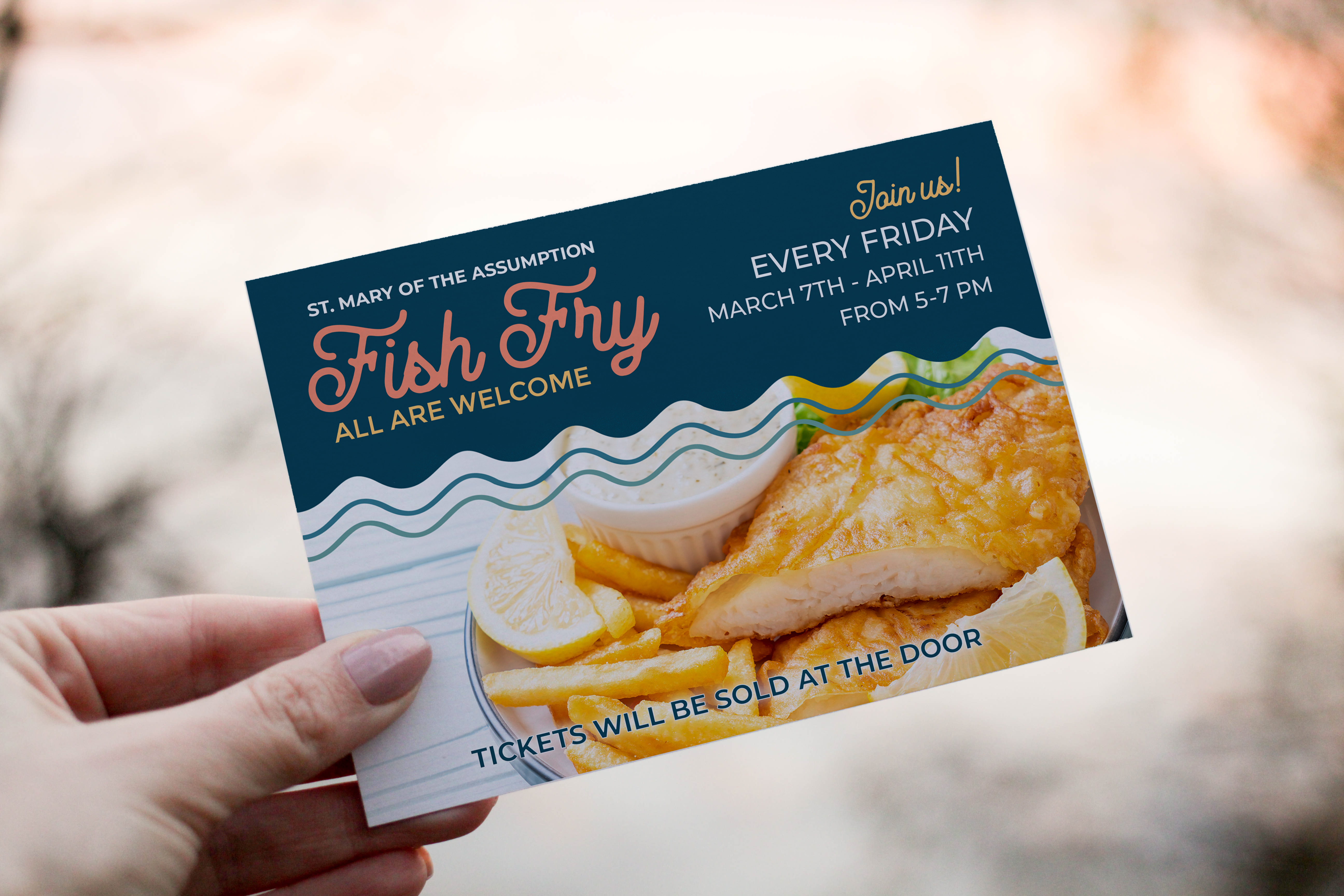 Waves - Fish Fry Postcard - Image 2