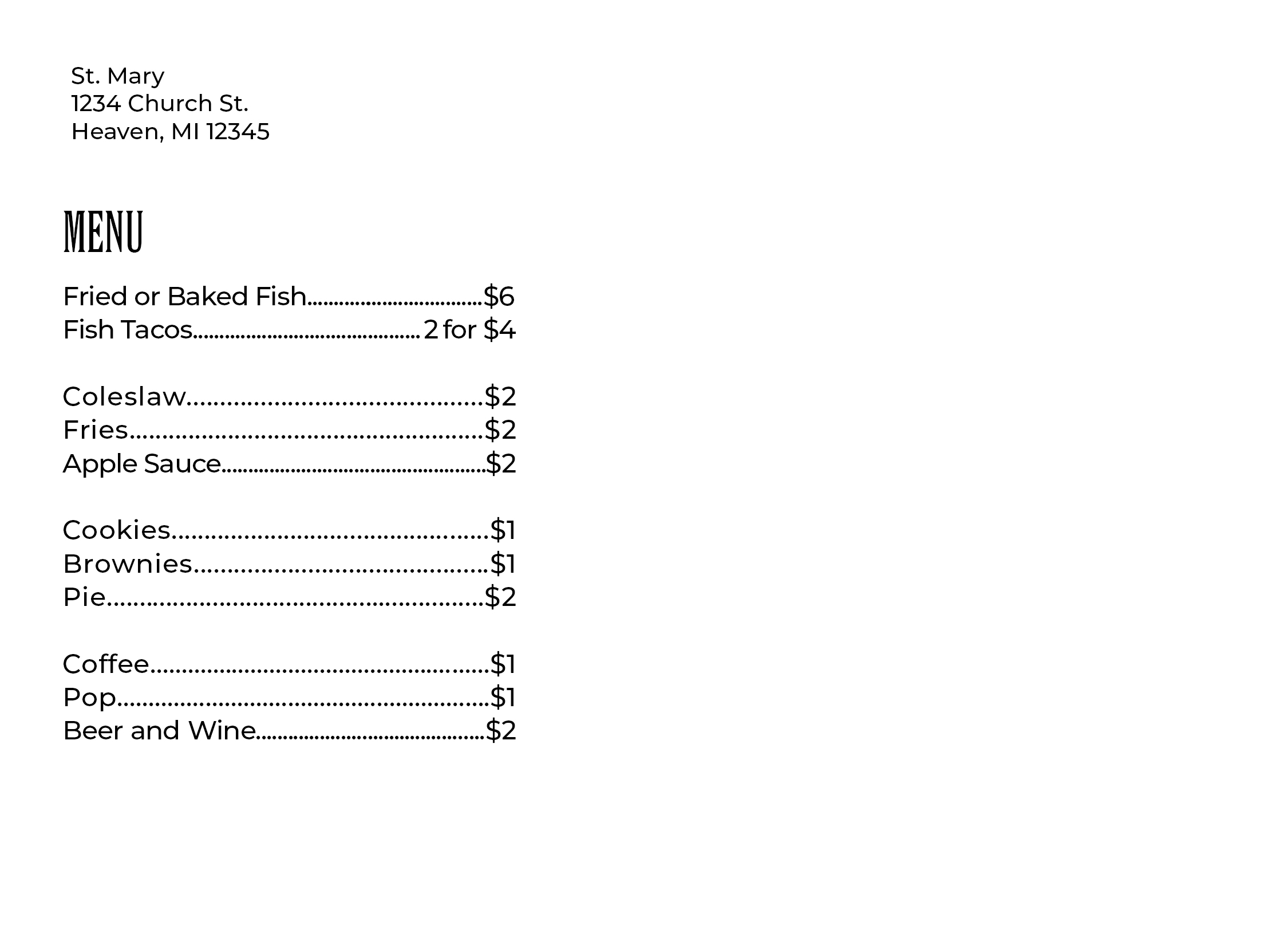 Fish and Fries - Fish Fry Postcard - Image 2