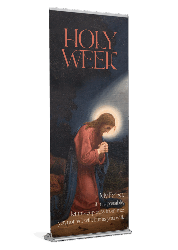 Holy Week Garden of Gethsemane Custom Banner
