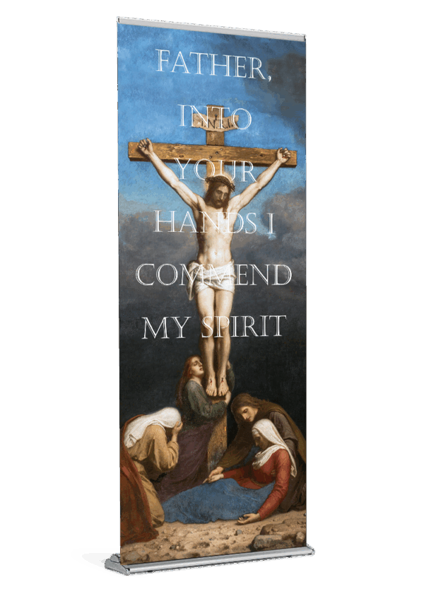 Into Your Hands - Holy Week Banner