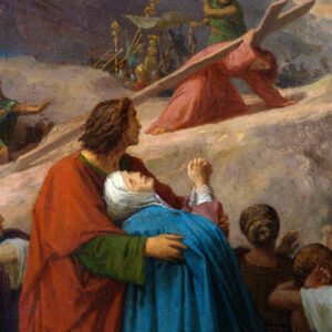 Mary on the Path to Calvary - Lenten Pew Card