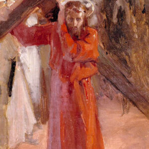 Christ Carries the Cross - Lenten Pew Card