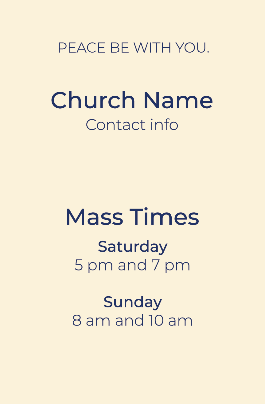 Holy Family<br>Invitation Card - Image 2