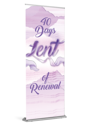 "40 Days of Lent" Banner