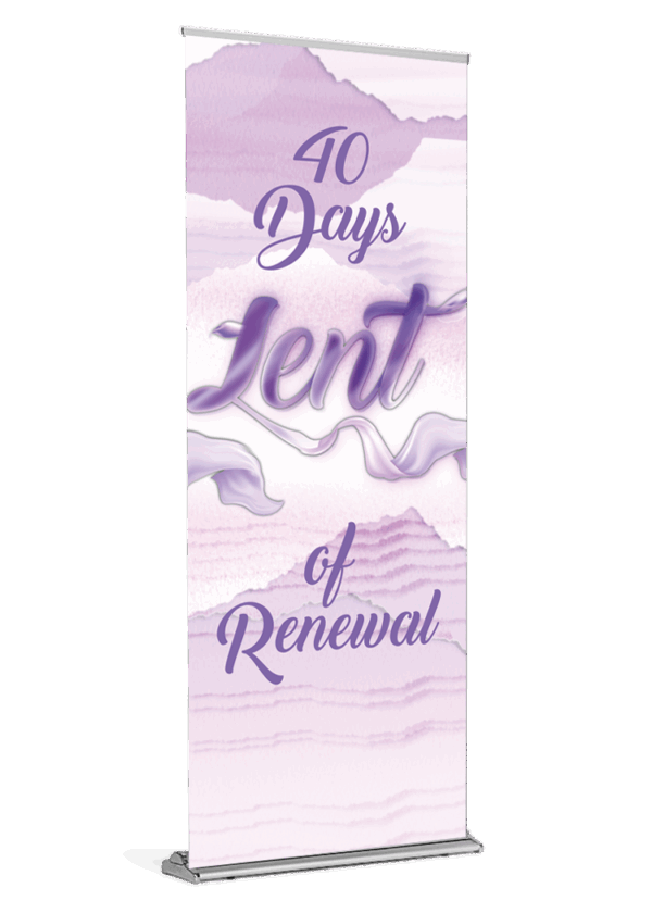 "40 Days of Lent" Banner