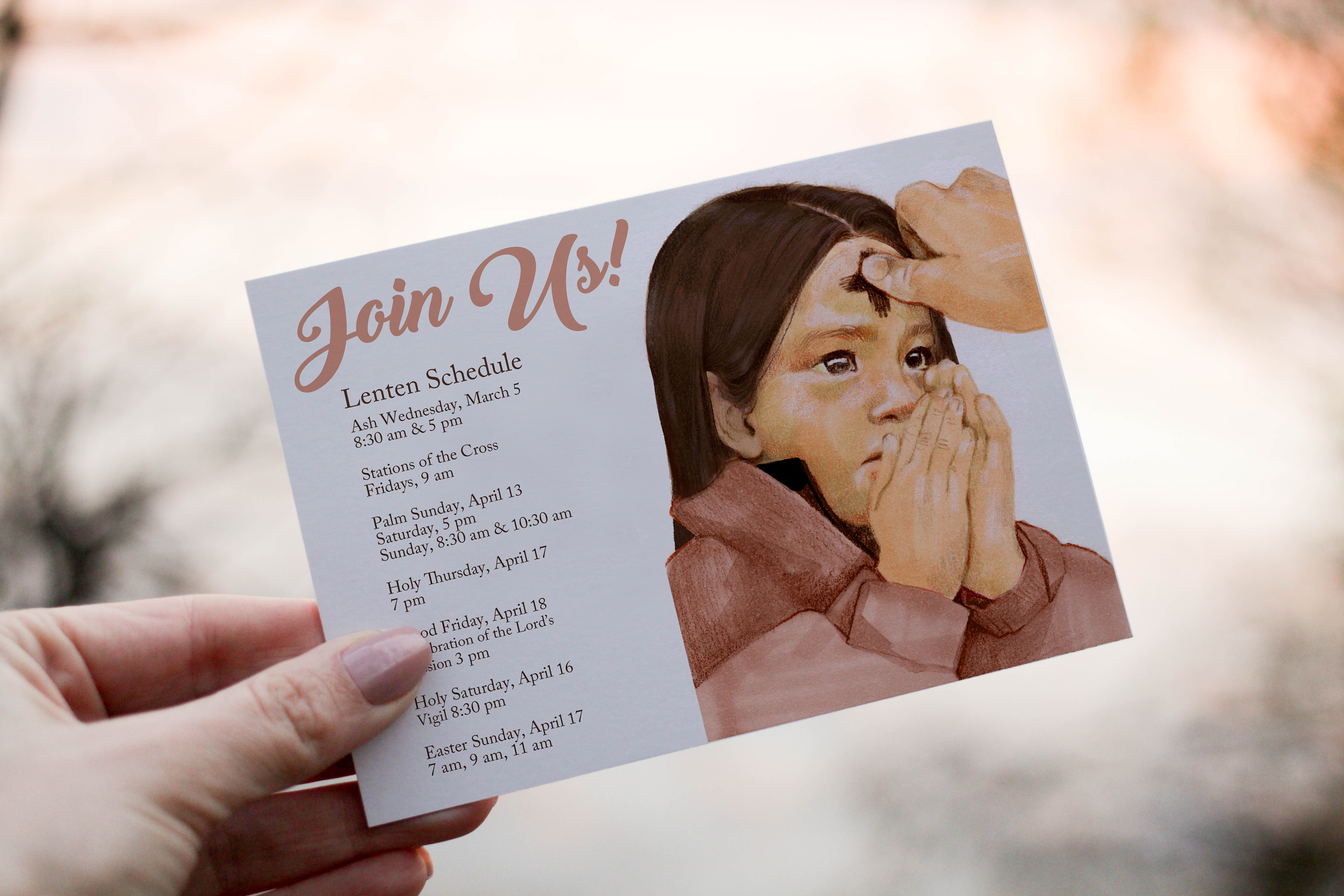 Join Us - Receiving Ashes - Postcard - Image 2