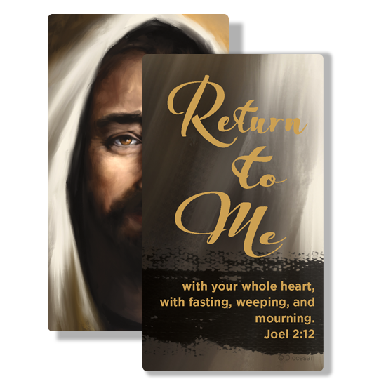 Lent "Return to Me" - Prayer Card - The Living Heart Co - Image 3