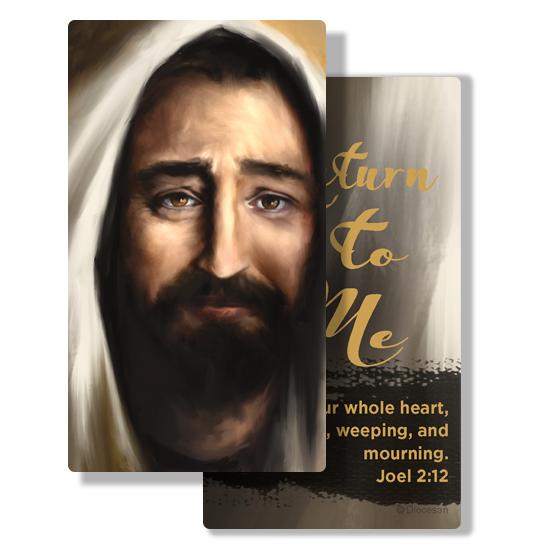 Lent "Return to Me" - Prayer Card - The Living Heart Co
