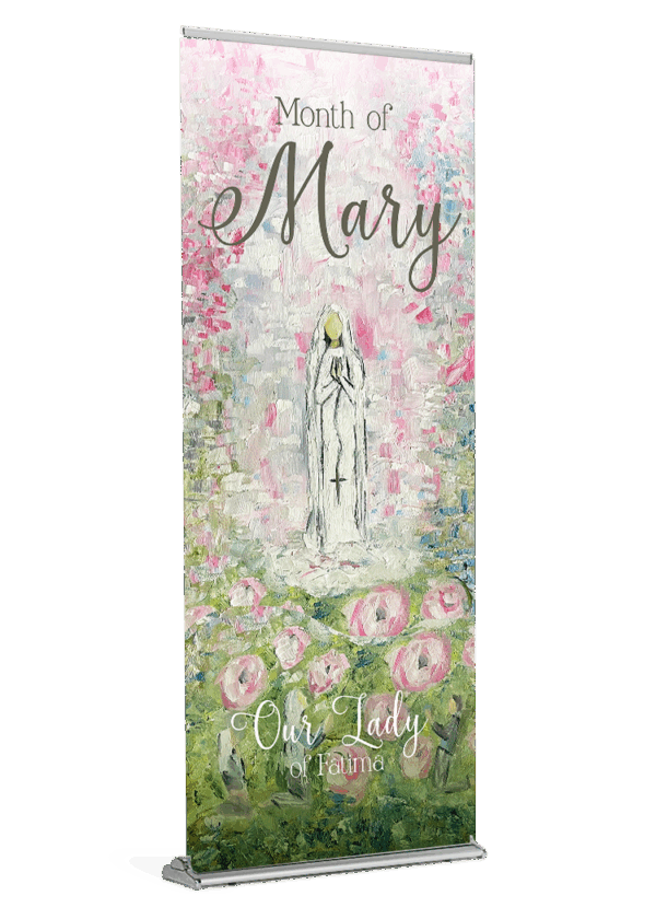 Month of Mary<br>Our Lady<br>Banner