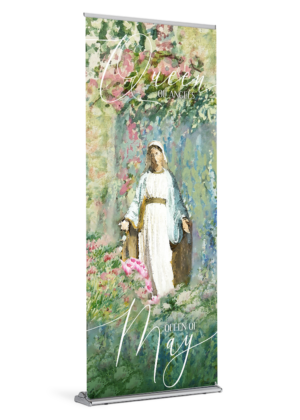Queen of Angels<br>Month of Mary<br>Banner