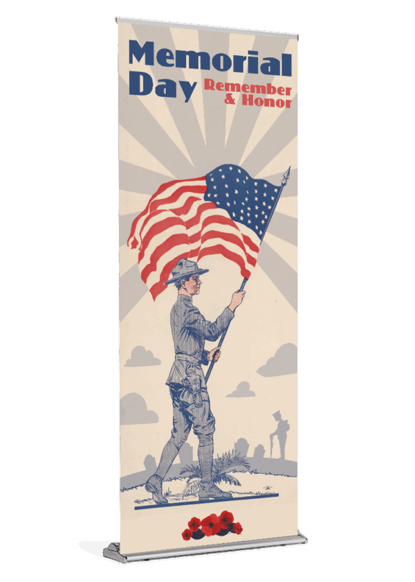 Vintage - Memorial Day - Banner