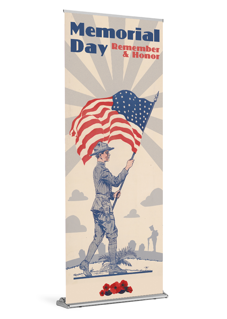 Vintage - Memorial Day - Banner