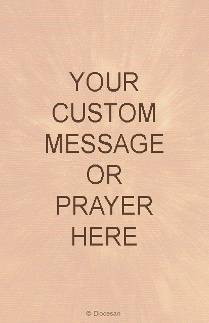 Ordination - Large Custom Prayer Card - Image 2