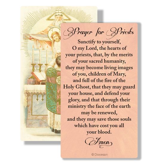 Ordination - Standard Prayer Card - Image 2