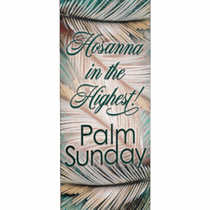 Path of Palms Holy Week Banner